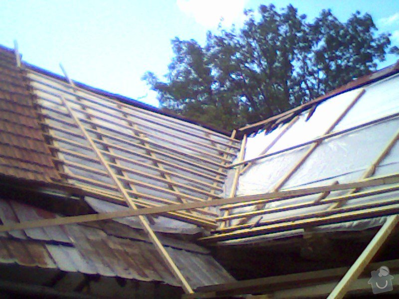 Rekontrukce střechy na selském stavení: IMG0311A