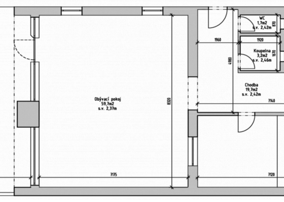 Rekonstrukce interiéru domu 200m2 (4+1)