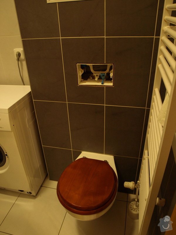 Kompletní výměna splachovací nádrže WC, zabudované ve stěně.: 20160413_195612