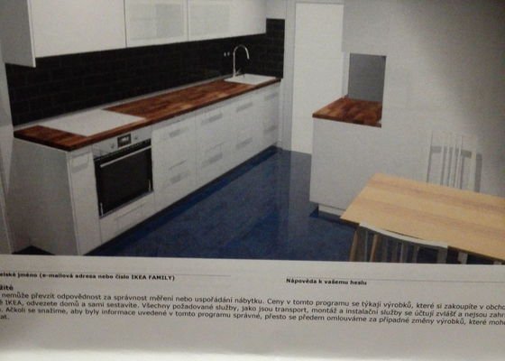Montáž kuchyně Ikea Metod cca 4m