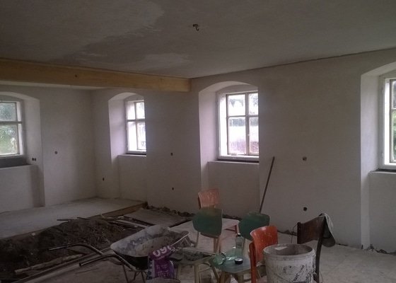 Renovace stropu na chalupě - Bílý Potok pod Smrkem