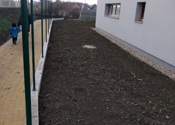 Realizace zahrady u novostavby RD (Praha)
