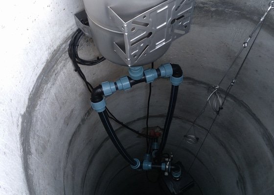 Čerpací technologie v kopané studni