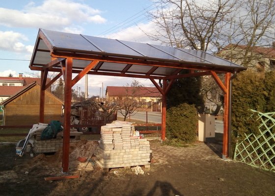 Garážové stání + pergola