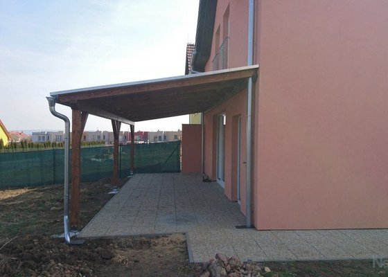 Stavební projekt na pergolu/přístřešek