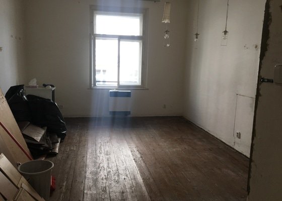 Renovace dřevěné podlahy - 2 místnosti