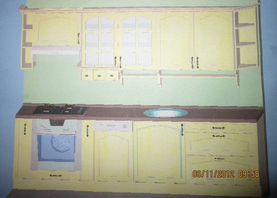 Výroba a montáž kuchyně v panelovém bytě