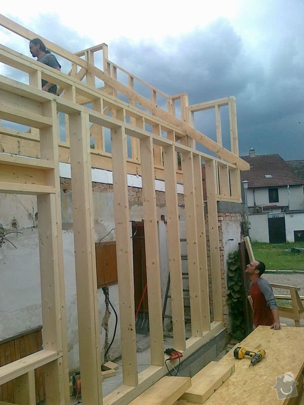 Rekonstrukce rodinného domu formou nízkoenergetické dřevostavby.: 07082012548
