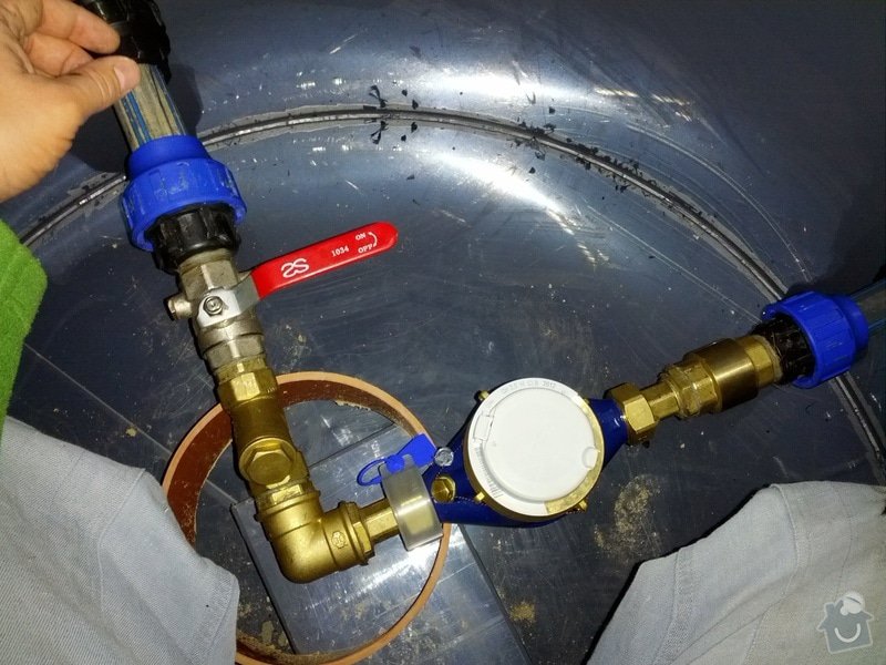 Dodavka a montaz redukcniho ventilu ve vodomerne sachte: vodomer