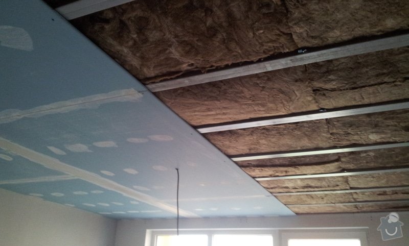 Odhlučnění ložnice -stěny i strop: 20121204_103025