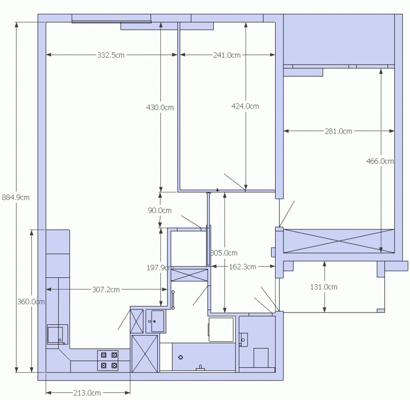 Podlaha z masivu cca 55m2: rozmery-komplet