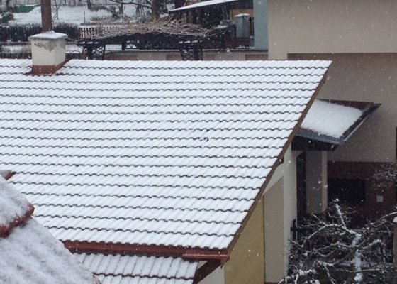 Rekonstrukce střechy a izolace nad garáží