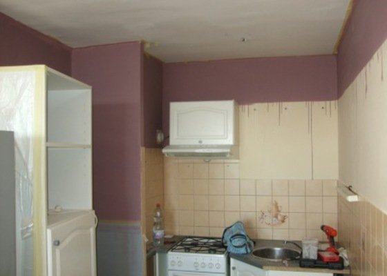 Rekonstrukce kuchyně, obývacího pokoje a ložnice