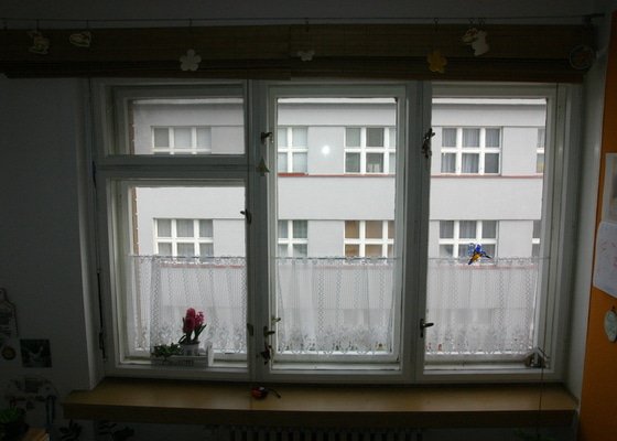 Renovace špaletových oken - stav před realizací