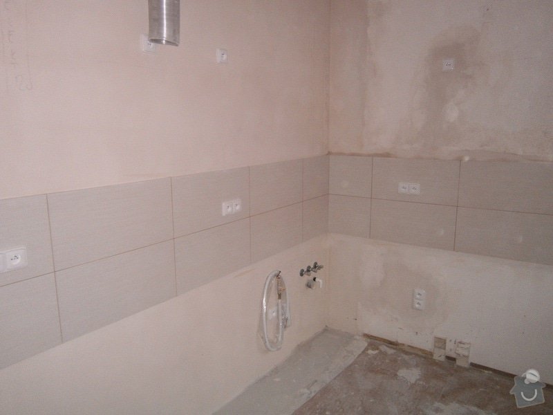 Rekonstrukce bytového jádra a stavební úpravy pro osazení kuchyňské linky: P3290039
