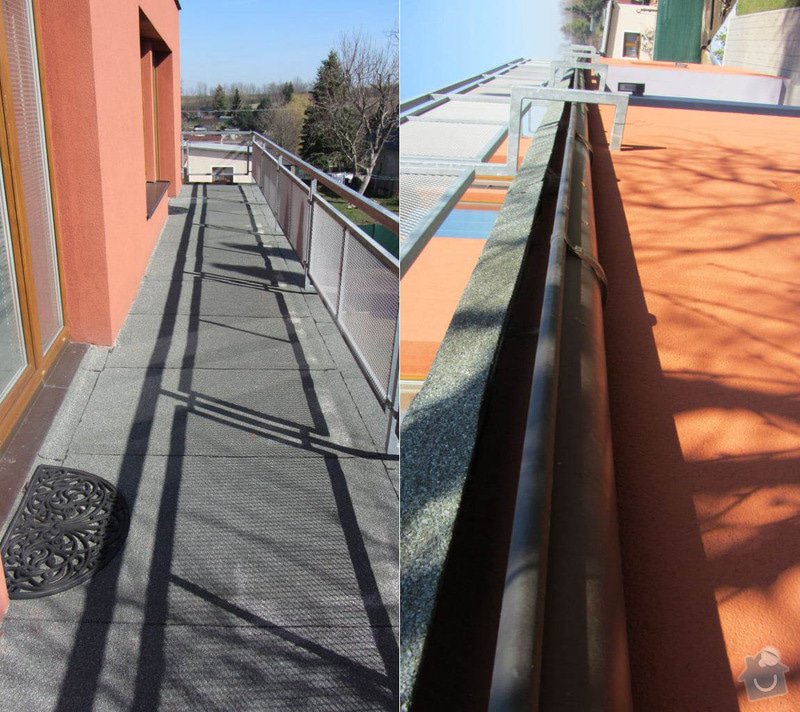 Rekonstrukce ploché střechy - terasy: vrsek_hrana