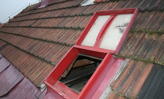 Zateplení a střešní okna - stav před realizací