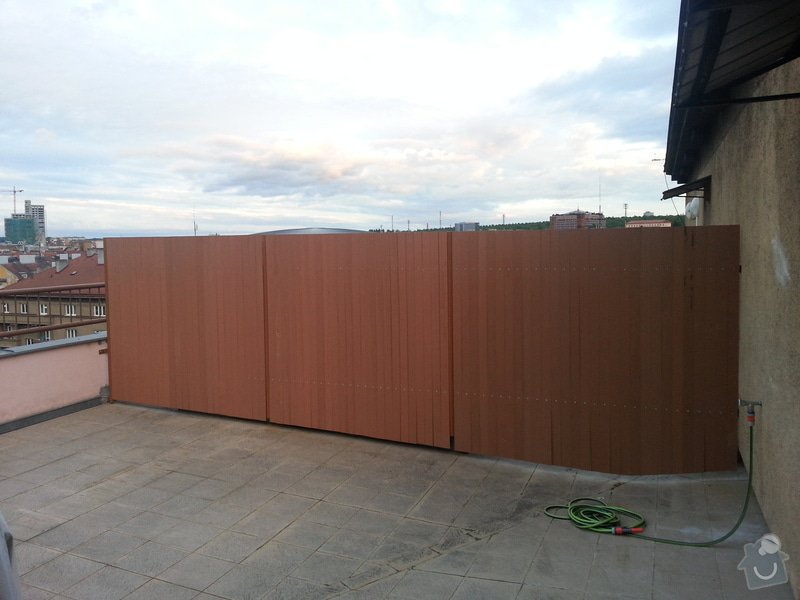 Demontáž a montáž plotu na terase: 20130512_200927