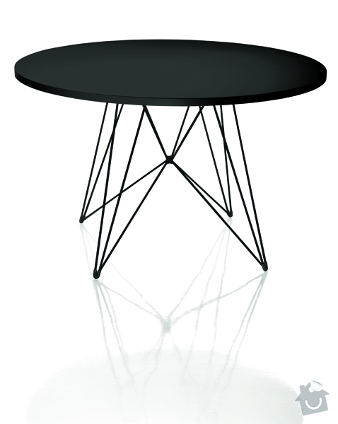 Podnož stolu z ocelového drátu: tavolo_xz3_lrg_black