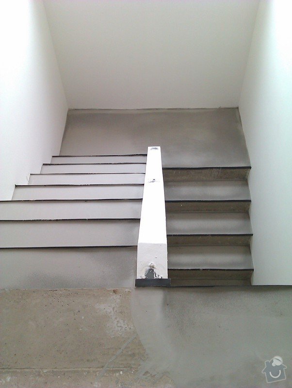Pokládka plovoucí podlahy včetně obložení schodiště: 4