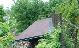 Střecha nad dřevník 2,5x9m - VIDEO