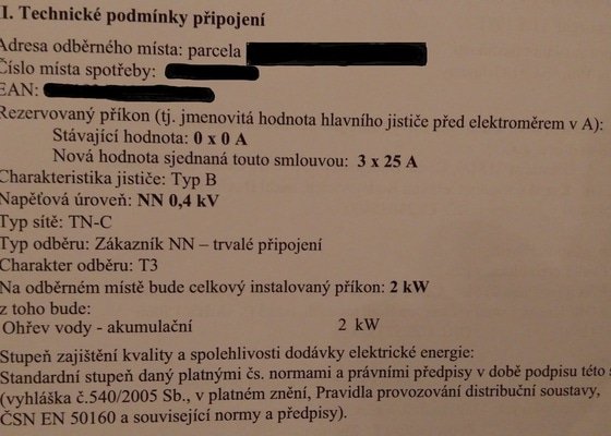 Zbudování elektroměrového rozvaděče