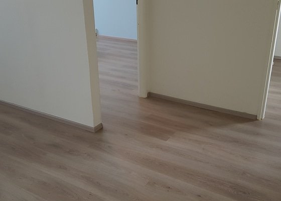 Laminátová podlaha do celého bytu