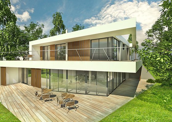 Architektonický návrh rodinného domu Písková Lhota