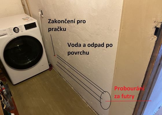 Instalatérské práce - přípojka vody a odpadu