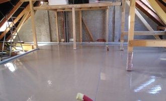 Kompletní realizace podlahového topení a anhydritové podlahy