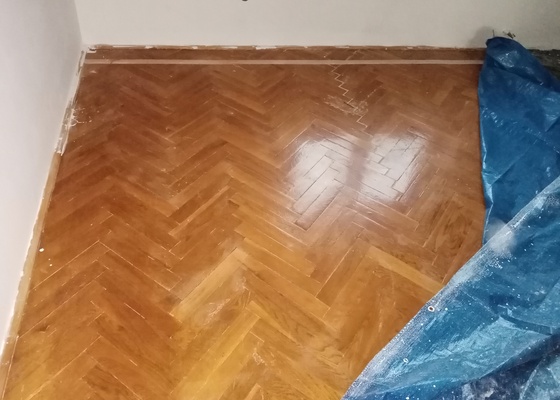 Broušení parket (3 pokoje, 45 m2)