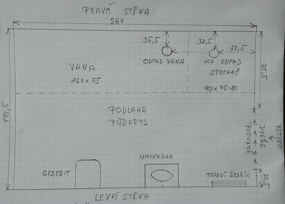 Instalace zařizovacích předmětů + obklad koupelny