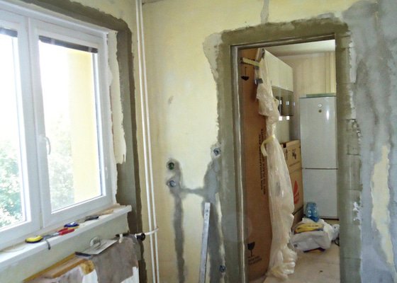 Rekonstrukce kuchyně a koupelny v bytě bytového domu