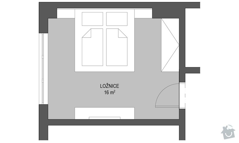 Návrh moderní ložnice: loznice_6