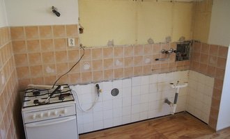 Veškerá příprava pro instalaci kuchyňské linky