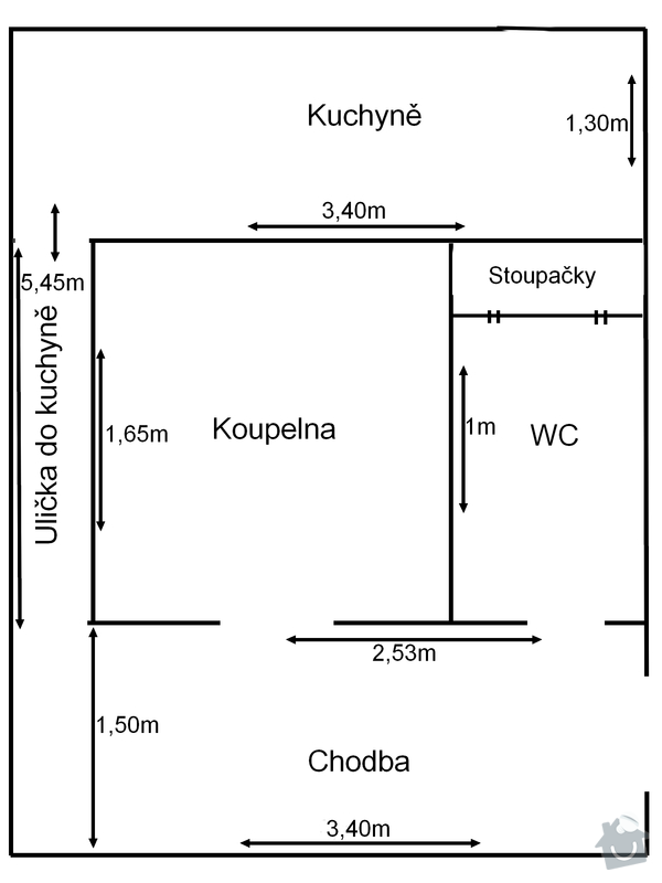 Rekonstrukce bytového jádra: planek_1_PRED