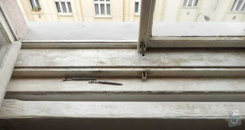 Lakovani oken a dveri, vymalovani bytu: okno-2