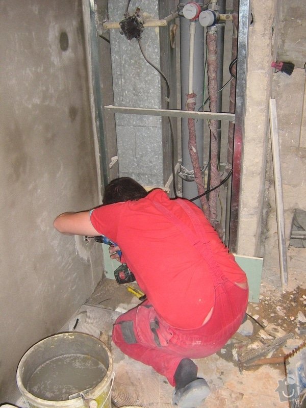 Rekonstrukce koupelny: prace_1