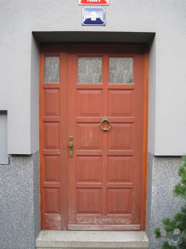 Nalakování vchodových dveří: IMG_1655