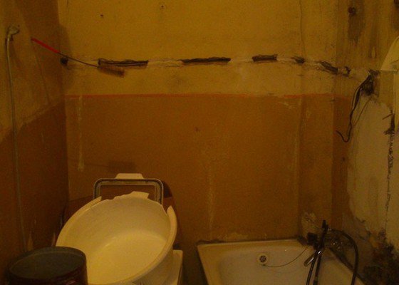 Rekonstrukce koupelny - stav před realizací
