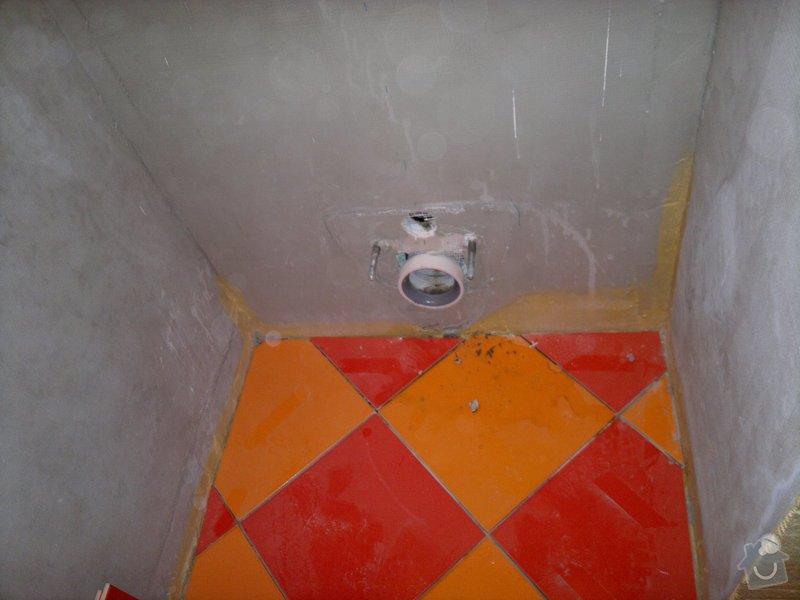 Rekonstrukce koupelny, wc, šatny,pokládka podlahy,malba: 11a