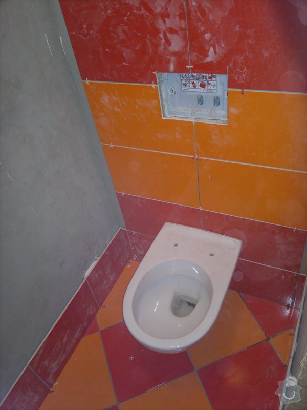 Rekonstrukce koupelny, wc, šatny,pokládka podlahy,malba: 12