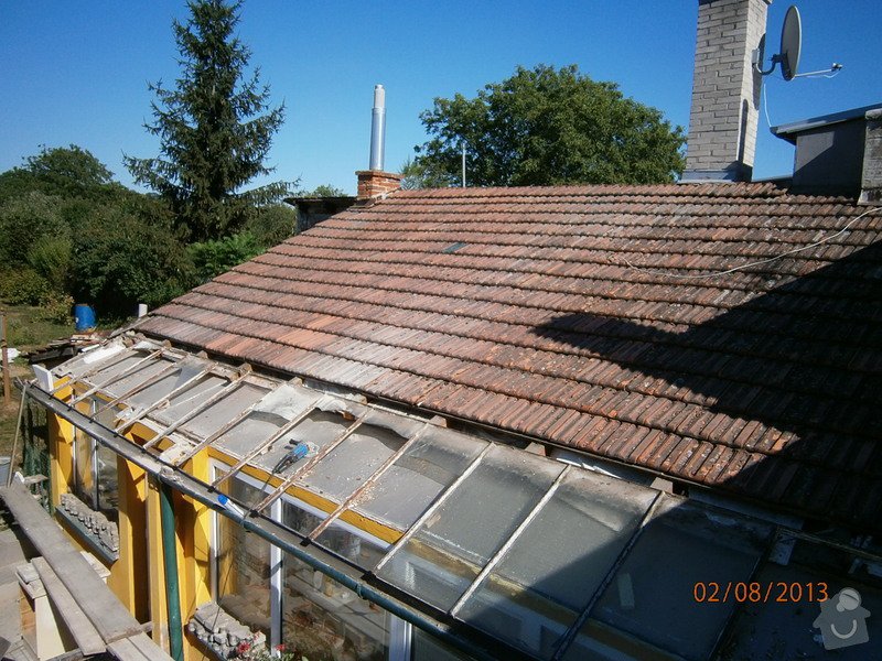 Rekonstrukce stávající střechy vč.její zateplení foukanou izolací CLIMATIZER PLUS: Snimek_4152