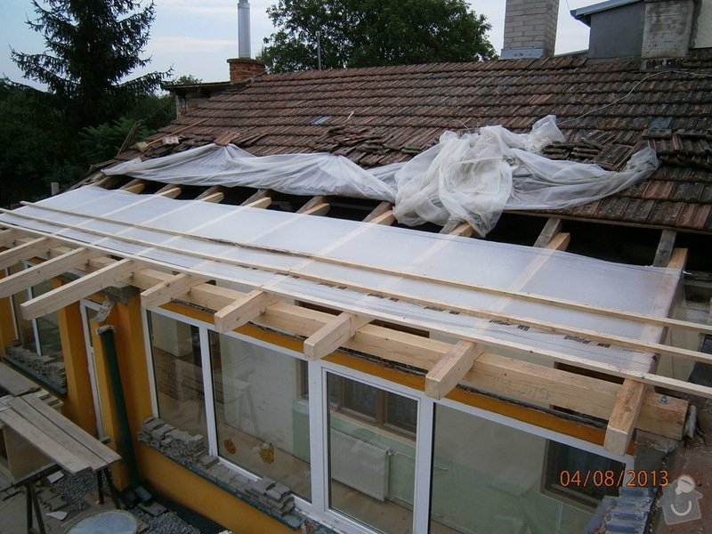 Rekonstrukce stávající střechy vč.její zateplení foukanou izolací CLIMATIZER PLUS: Snimek_4156
