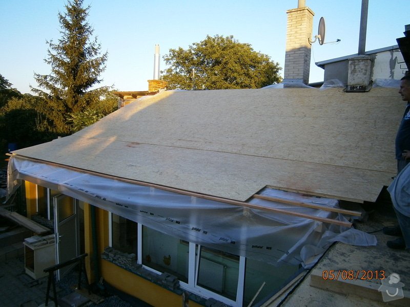Rekonstrukce stávající střechy vč.její zateplení foukanou izolací CLIMATIZER PLUS: Snimek_4163