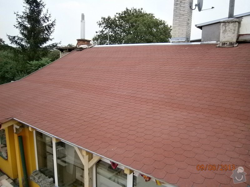 Rekonstrukce stávající střechy vč.její zateplení foukanou izolací CLIMATIZER PLUS: Snimek_4175