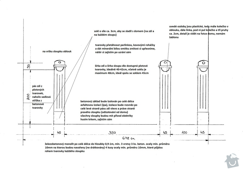 Položení 48m2 vymývané dlažby do betonu plus stavba sloupu a části plotu se štukovými prvky o délce 6,8m: 02_stavebni_upravy_vjezd_planek