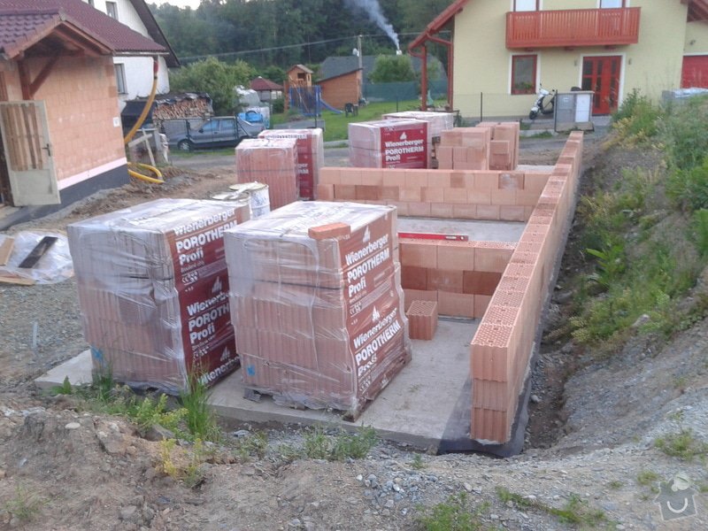 Výstavba hr. stavby garáže - Porotherm 24 Dryfix: IMG_20130612_205718