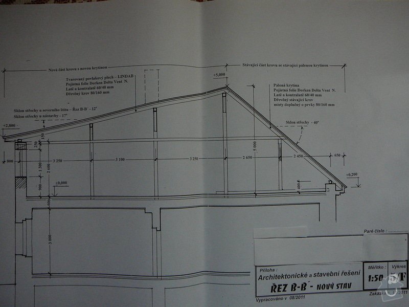 Nový krov, věnec, nástavba, krytina: P1110422