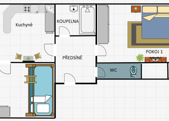 Malování bytu včetně kompletního úklidu ( vysoké stropy 3,80 m2)